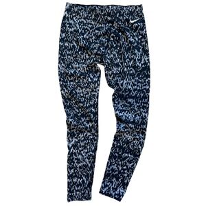 Nike | Leggings | Black, White & Gray Camo | Size Medium